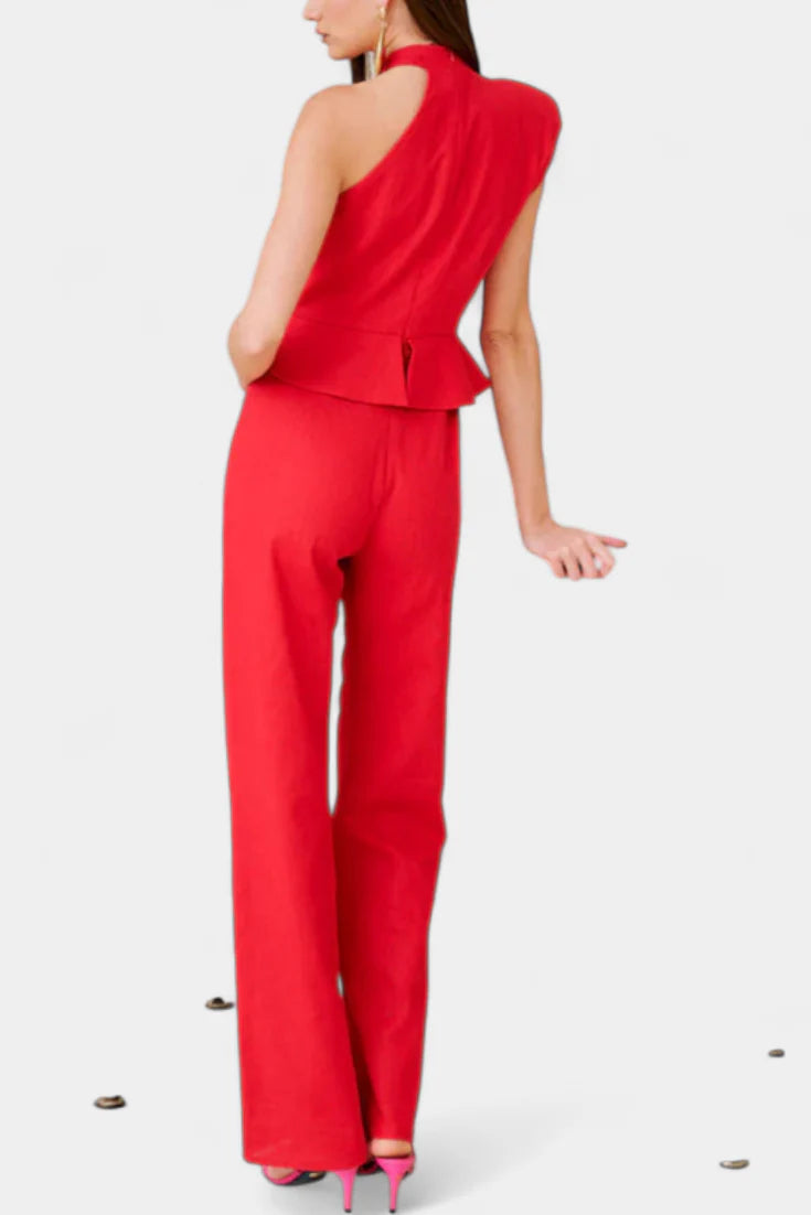 Mono Neira · Largo asimétrico de lino y algodón